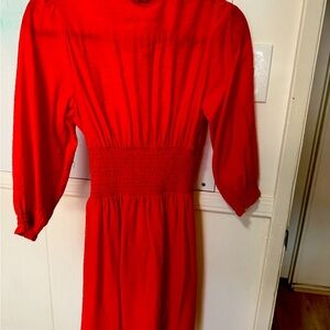 Maje mock neck mini dress